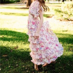 Storia floral maxi dress.